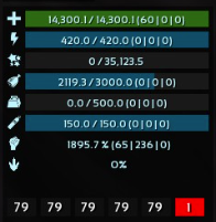 Female Tek Rex 14300 HP 1895 Melee Top Stat Vader - Image 2