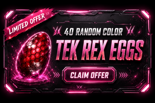 Special Offer Tek Rex Eggs x40 (random color)